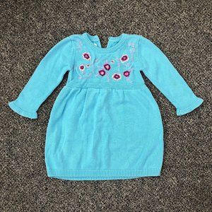 Vintage Liz Claiborne Baby Sweater Dress 24M